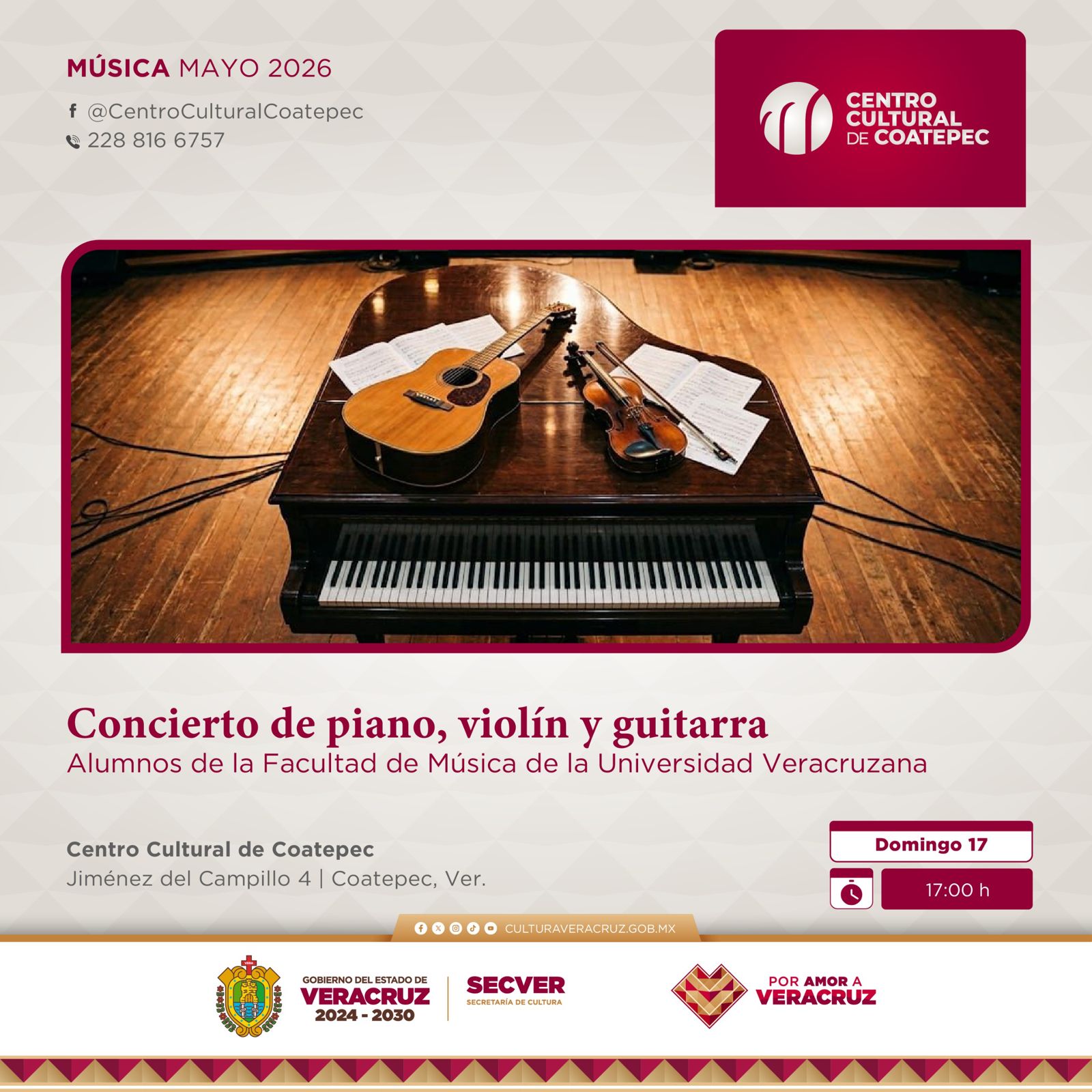 SEC ver conciertos cuerdas y piano